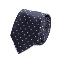 Load image into Gallery viewer, Tie - Polka Dots Microfiber Poly Woven
