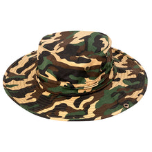 Load image into Gallery viewer, Boonie Hat - Camo Wide Brim Sun Hat
