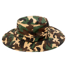 Load image into Gallery viewer, Boonie Hat - Camo Wide Brim Sun Hat
