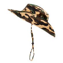 Load image into Gallery viewer, Boonie Hat - Camo Wide Brim Sun Hat
