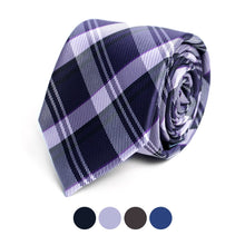 Load image into Gallery viewer, Plaid Microfiber Poly Woven Tie - MPW6925
