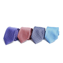 Load image into Gallery viewer, Polka Dots Microfiber Poly Woven Tie - MPW6911
