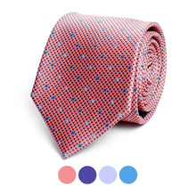 Load image into Gallery viewer, Polka Dots Microfiber Poly Woven Tie - MPW6911
