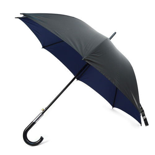 Black and Navy Auto Open Umbrella -UM18059-BLK