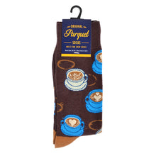 Load image into Gallery viewer, Men&#39;s Socks - Coffee Novelty Socks

