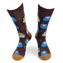 Load image into Gallery viewer, Men&#39;s Socks - Coffee Novelty Socks
