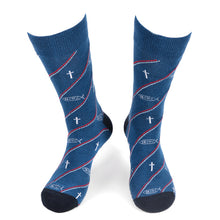 Load image into Gallery viewer, Men&#39;s Socks - Jesus Fish Novelty Socks
