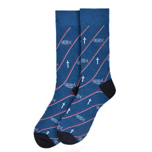 Load image into Gallery viewer, Men&#39;s Socks - Jesus Fish Novelty Socks
