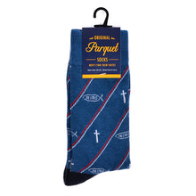 Load image into Gallery viewer, Men&#39;s Socks - Jesus Fish Novelty Socks
