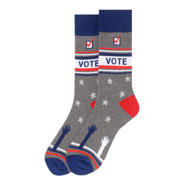 Men's Socks - Vote Novelty Socks