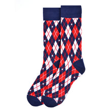 Load image into Gallery viewer, Men&#39;s Socks - Argyle Novelty Socks
