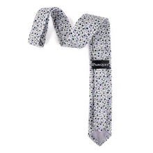 Load image into Gallery viewer, 2.25&quot; Floral Cotton Slim Tie - NVC-FLORAL9
