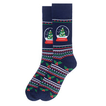 Load image into Gallery viewer, Men&#39;s Socks - Snow Globe Novelty Socks
