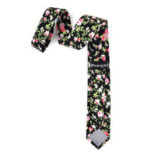 Load image into Gallery viewer, 2.25&quot; Floral Cotton Slim Tie - NVC-FLORAL10
