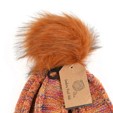 Load image into Gallery viewer, Women&#39;s Winter Hat - Extra Soft Multicolored Pom Pom Knit Hat
