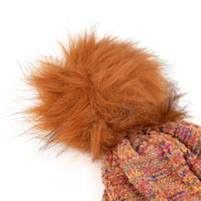 Load image into Gallery viewer, Women&#39;s Winter Hat - Extra Soft Multicolored Pom Pom Knit Hat

