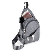 Load image into Gallery viewer, Crossbody Sling Bag - Grey
