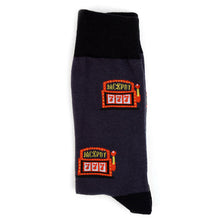 Load image into Gallery viewer, Men&#39;s Socks - Jackpot Novelty Socks
