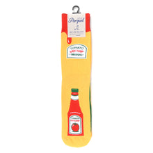 Load image into Gallery viewer, Men&#39;s Socks - Ketchup Bottle Novelty Socks
