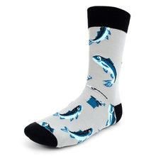 Load image into Gallery viewer, Men&#39;s Socks - Fish Novelty Socks
