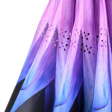 Load image into Gallery viewer, Umbrella - Purple and Blue Flower Double Layer Inverted
