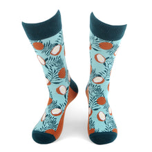 Load image into Gallery viewer, Men&#39;s Socks - Coconut Novelty Socks
