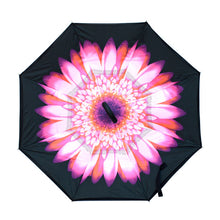 Load image into Gallery viewer, Umbrella - Pink Flower Double Layer Inverted
