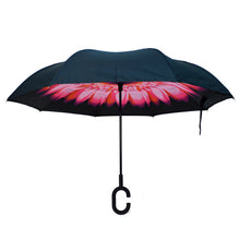 Load image into Gallery viewer, Umbrella - Pink Flower Double Layer Inverted
