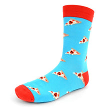 Load image into Gallery viewer, Men&#39;s Socks - Pizza Slice Novelty Socks
