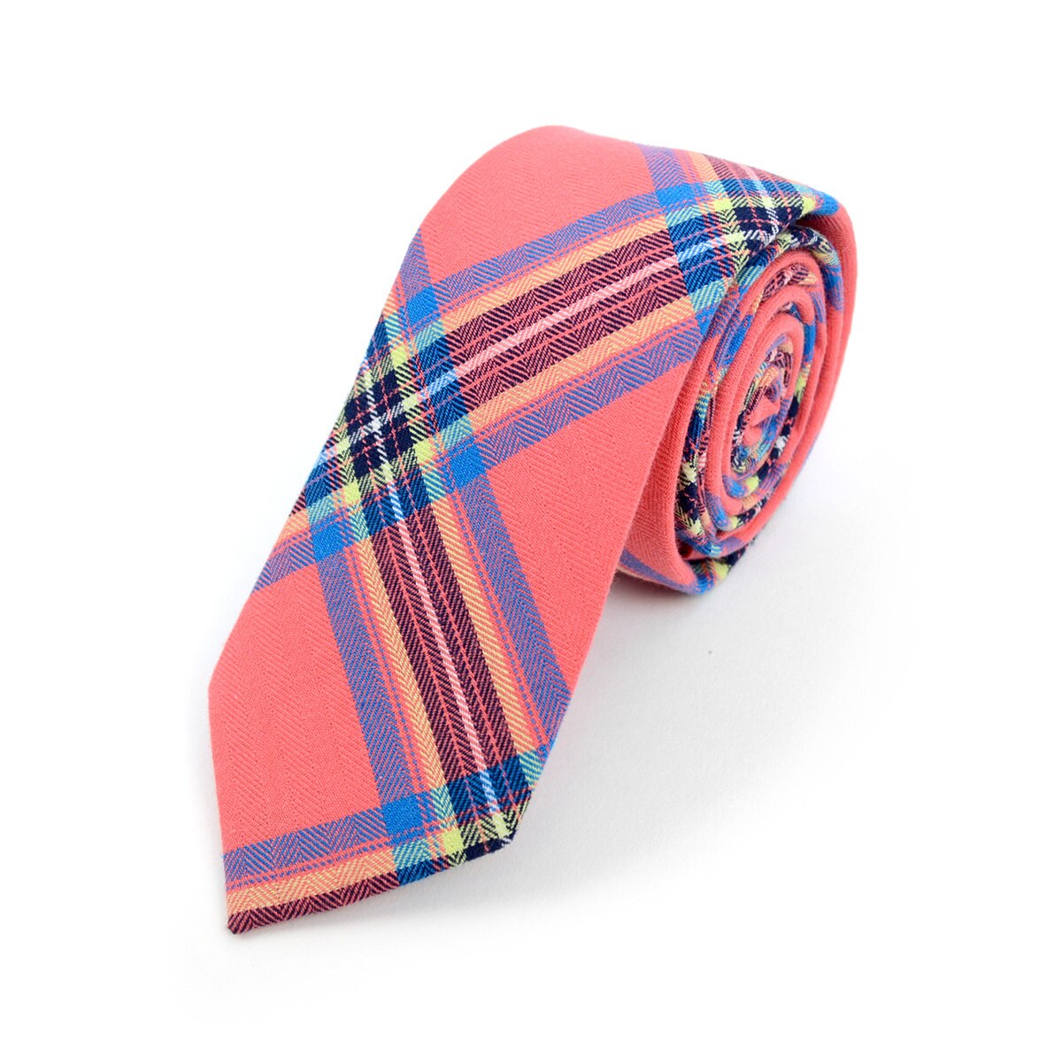 Men's Hot Pink Plaid 2.25