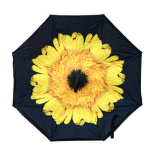 Load image into Gallery viewer, Umbrella - Yellow Flower Double Layer Inverted
