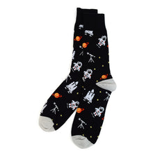 Load image into Gallery viewer, Men&#39;s Socks - Astronaut Novelty Socks
