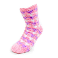 Load image into Gallery viewer, Women&#39;s Socks - Assorted 3 Pack Geometric Warm Fuzzy Socks
