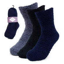 Load image into Gallery viewer, Women&#39;s Socks - Assorted 3 Pack Solid Color Warm Fuzzy Socks
