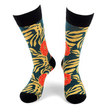 Load image into Gallery viewer, Men&#39;s Socks - Tropical Flower Novelty Socks
