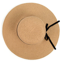 Load image into Gallery viewer, Women&#39;s Hats - Wide Brim Floppy Sun Hat with Ribbon Bowknot
