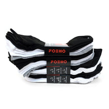 Load image into Gallery viewer, Men&#39;s Socks - 5 Pairs Pack Ankle Socks White, Gray &amp; Black Socks
