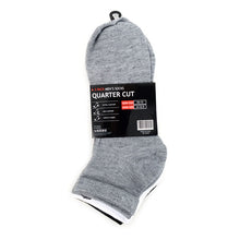 Load image into Gallery viewer, Men&#39;s Socks - 5 Pairs Pack Ankle Socks White, Gray &amp; Black Socks
