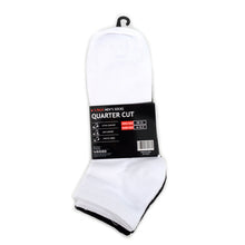 Load image into Gallery viewer, Men&#39;s Socks - 5 Pairs Ankle Socks White &amp; Black
