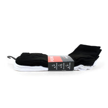 Load image into Gallery viewer, Men&#39;s Socks - 5 Pairs Ankle Socks White &amp; Black
