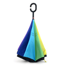 Load image into Gallery viewer, Umbrella - Rainbow Double Layer Inverted
