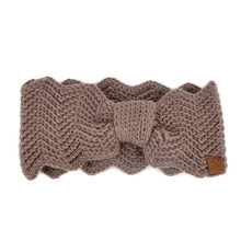 Load image into Gallery viewer, Women&#39;s Winter Head Band - Knotted Knit Winter Head Band
