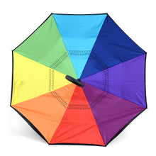 Load image into Gallery viewer, Umbrella - Rainbow Double Layer Inverted
