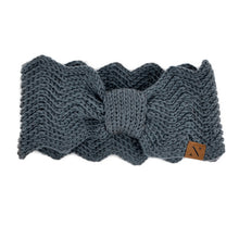 Load image into Gallery viewer, Women&#39;s Winter Head Band - Knotted Knit Winter Head Band
