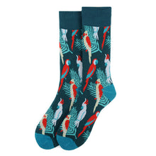 Load image into Gallery viewer, Men&#39;s Socks - Tropical Birds Novelty Socks
