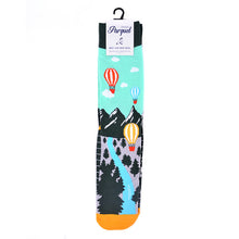 Load image into Gallery viewer, Men&#39;s Socks - Hot Air Balloon Novelty Socks
