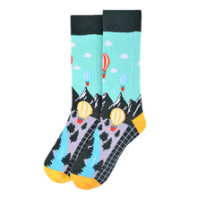 Load image into Gallery viewer, Men&#39;s Socks - Hot Air Balloon Novelty Socks
