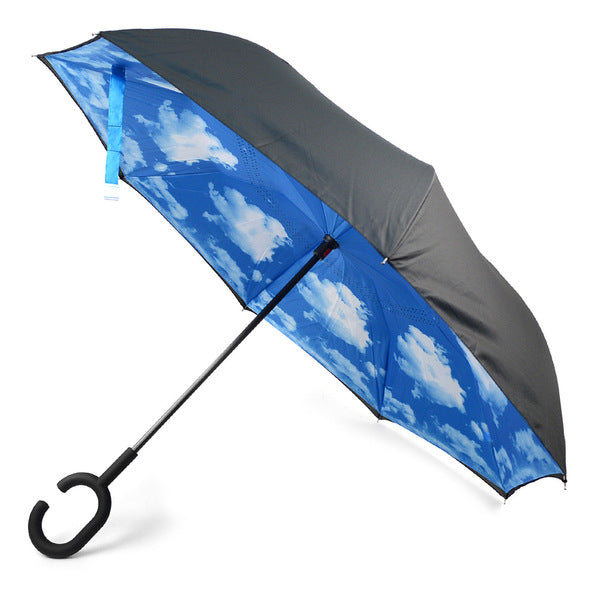Umbrella - Blue Sky Double Layer Inverted