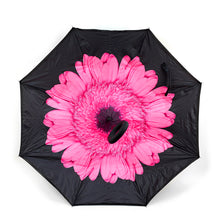 Load image into Gallery viewer, Umbrella - Pink Flower Double Layer Inverted
