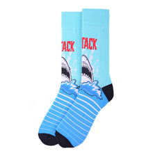 Load image into Gallery viewer, Men&#39;s Socks - Shark Attack Novelty Socks
